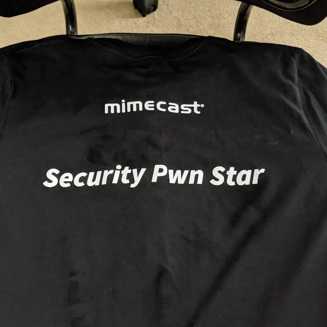 Back of Shirt
